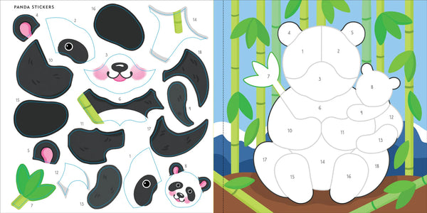 AB: My First Colour-by-Sticker Wild Animals - Ages 4+