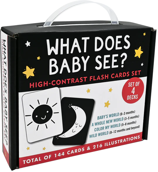 Flash Cards Set of 4 High Contrast