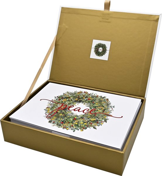 Note Cards Boxed: Wreath of Peace