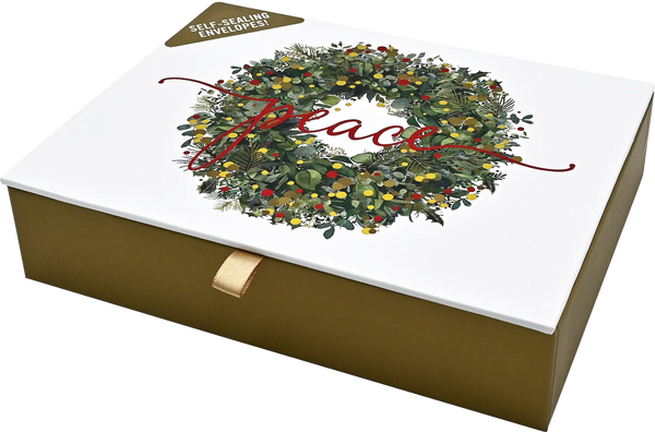 Note Cards Boxed: Wreath of Peace