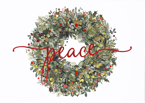 Note Cards Boxed: Wreath of Peace