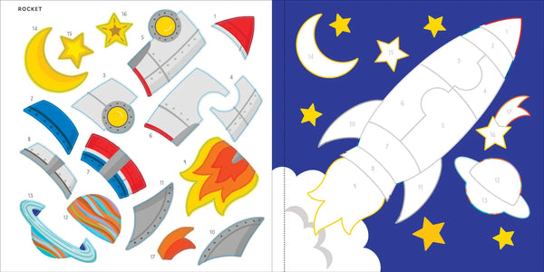 Colour-By-Sticker Book - Outer Space