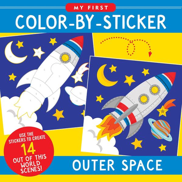Colour-By-Sticker Book - Outer Space