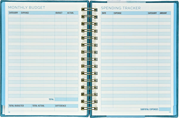 Budget Planner: A Year-Long Undated Monthly Money Tracker