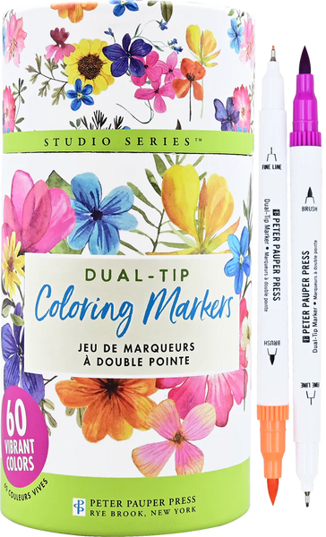 Studio Series: Dual-Tip Colouring Markers, Set of 60 - Ages 12+