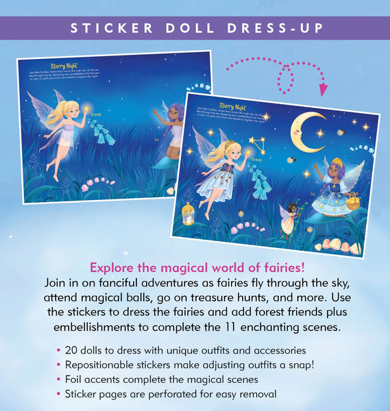 AB: Sticker Doll Dress-up Book Fairies - Ages 5+