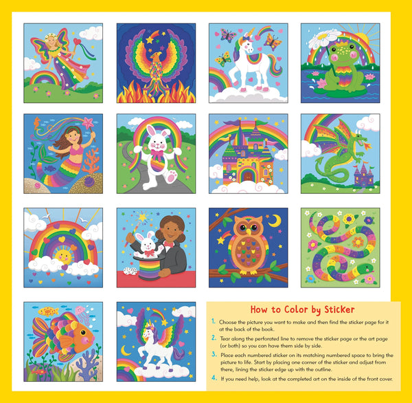 AB: My First Colour-by-Sticker Rainbow Magic - Ages 4+