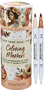 Studio Series: Dual-Tip Skin Tone Markers, Set of 24 - Ages 12+