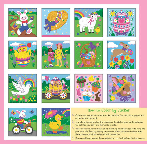 AB: My First Colour-by-Sticker: Easter - Ages 4+