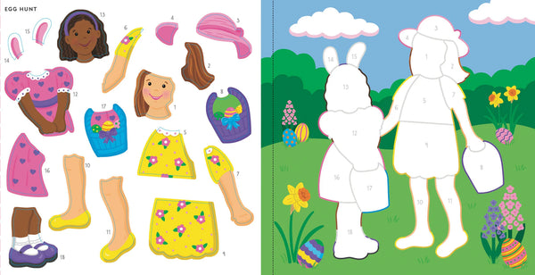 AB: My First Colour-by-Sticker: Easter - Ages 4+