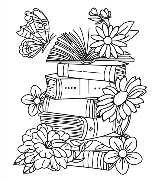 AB: Large Print Colouring Book Home Sweet Home - Ages 8+