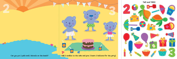 AB: My First Sticker Book - First Numbers - Ages 3+