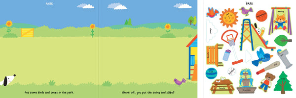 AB: My First Sticker Book - First Words - Ages 3+