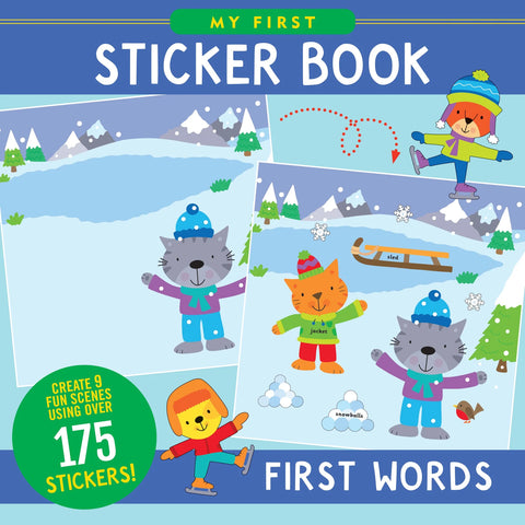 AB: My First Sticker Book - First Words - Ages 3+