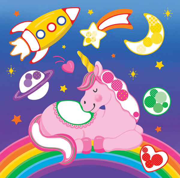 AB: Colour-by-Dots Sticker Book: Unicorns - Ages 4+