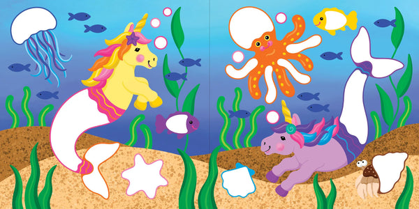 AB: Colour-by-Dots Sticker Book: Unicorns - Ages 4+