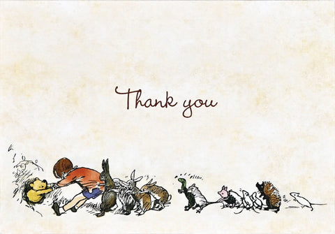 Boxed Cards: Thank You Notes Pooh Bear