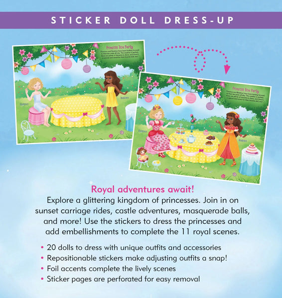 AB: Sticker Doll Dress-up Book - Princesses - Ages 5+