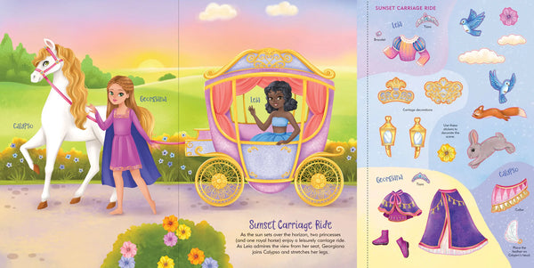 AB: Sticker Doll Dress-up Book - Princesses - Ages 5+