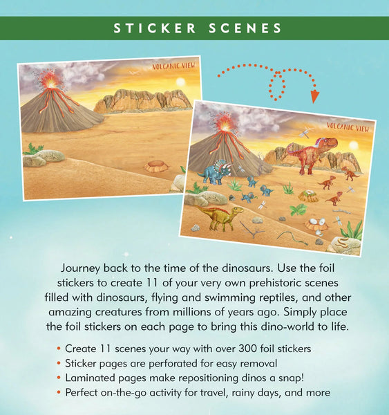 AB: Sticker Scenes Dinosaurs - Ages 5+