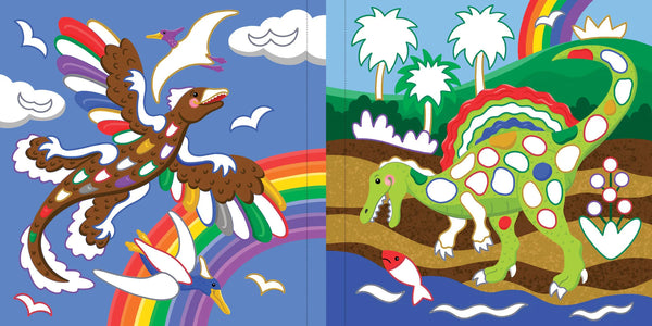 AB: Colour-by-Foil: Dinosaurs - Ages 4+