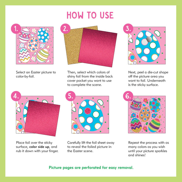 AB: Colour-by-Foil: Easter - Ages 4+