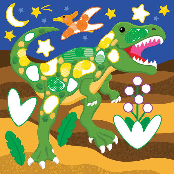 AB: Colour-by-Dots Sticker Book: Dinosaurs - Ages 4+