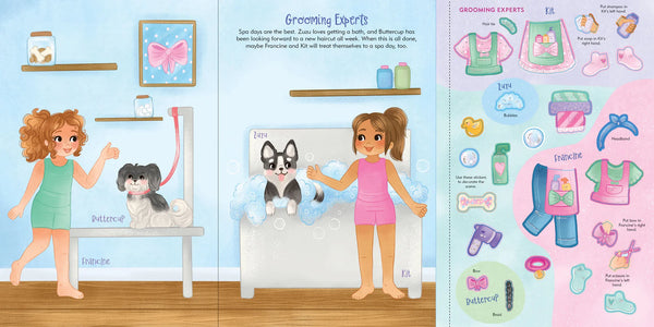 AB: Sticker Doll  Dress-up Book - Puppies - Ages 5+