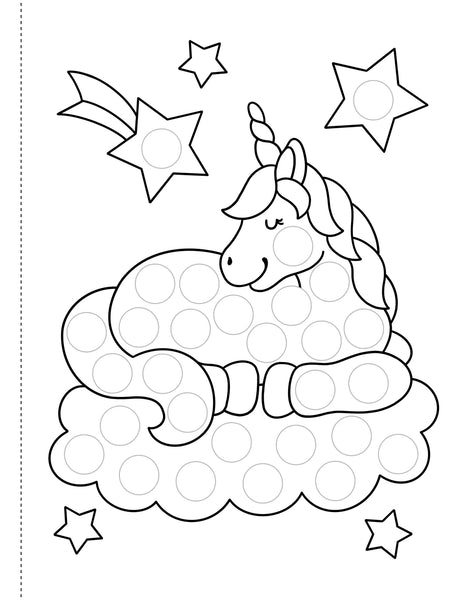 AB: My First Dot Markers Colouring Book Unicorns - Ages 3+
