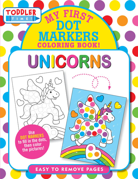 AB: My First Dot Markers Colouring Book Unicorns - Ages 3+