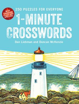 AB: 1-Minute Crosswords: 250 Puzzles for Everyone - Ages 14+