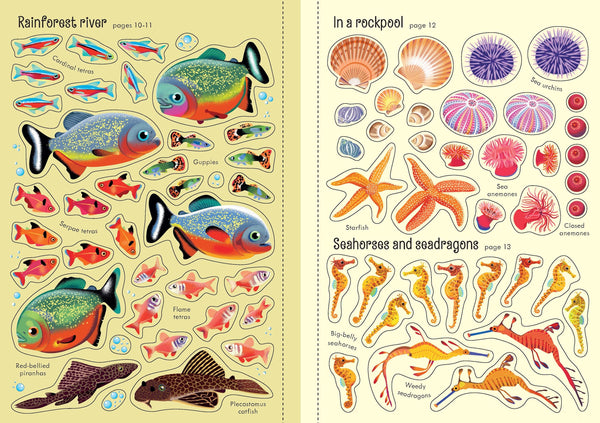 AB: Little First Stickers: Aquarium - Ages 3+