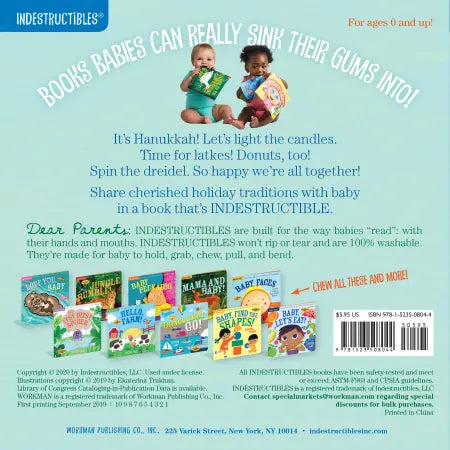 PB: Indestructibles: Hanukkah Baby - Ages 0+