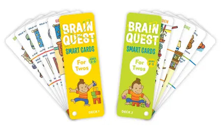AB: Brain Quest: For Twos Smart Cards Revised 5th Edition - Ages 2+