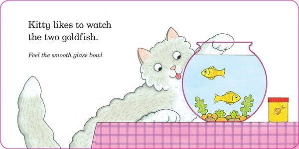 BB: Fluffy Kitten: a Touch and Feel Book - Ages 0+