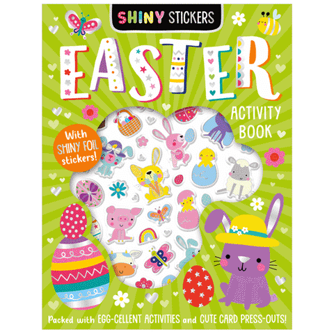 AB: Shiny Stickers Easter Activity Book - Ages 4+