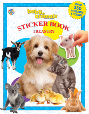 AB: Baby Animals Sticker Book Treasury - Ages 3+