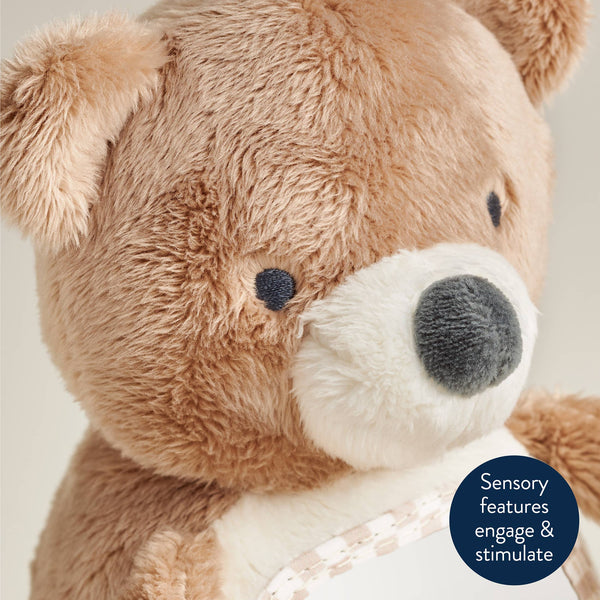 Itzy Bitzy Mirror™ Theo the Bear Sensory Tummy Time Mirror