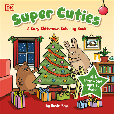 AB: Super Cuties: a Cozy Christmas Coloring Book - Ages 5+