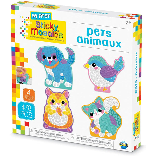 Sticky Mosaics: My First Sticky Mosaics Pets - Ages 3+