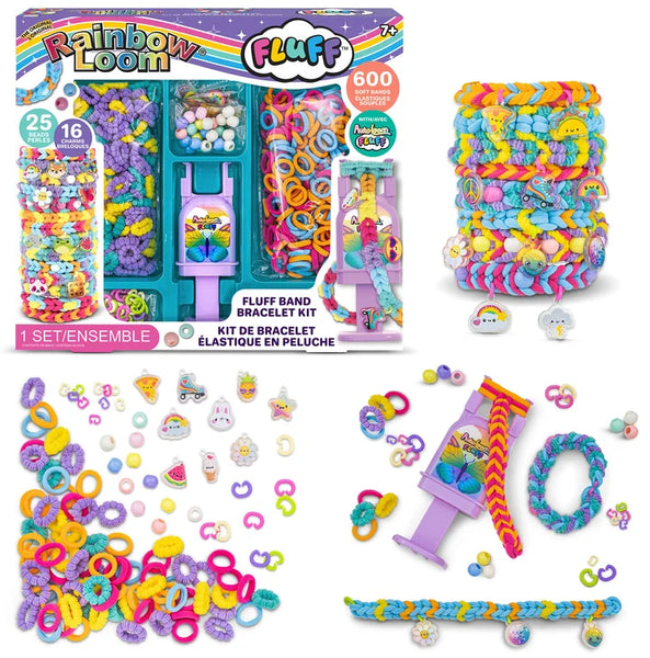 Rainbow Loom Fluff Band Bracelet Kit