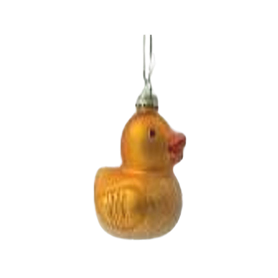 Ornaments: Glass Rubber Duck - Ages 8+