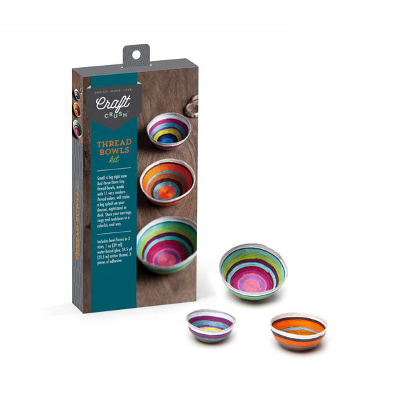 Craft Crush:  Mini Thread Bowls - Ages 8+