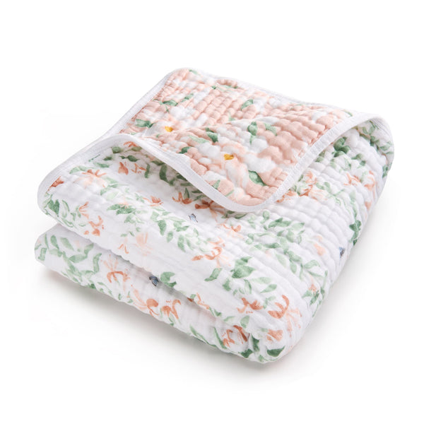 Aden + Anais: Cotton Muslin Dream Blanket - Butterfly Garden - Age 0+