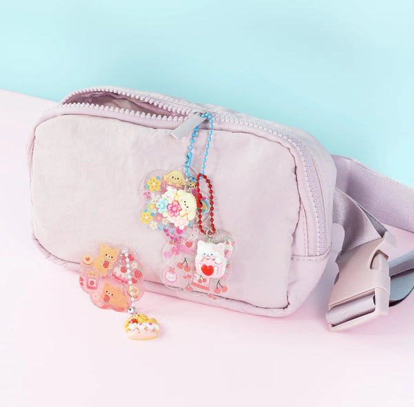 Sticker Craft Kit Kawaii Bag Charms Tiger Tribe