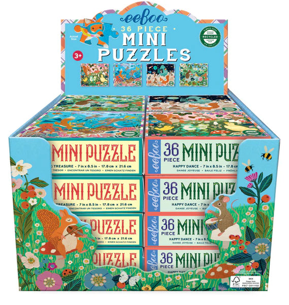36 Piece Puzzle: Victoria Mini Puzzle Assortment - Ages 3+
