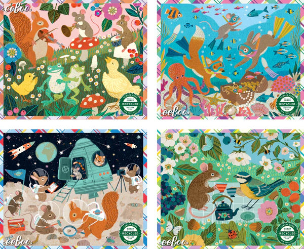 36 Piece Puzzle: Victoria Mini Puzzle Assortment - Ages 3+