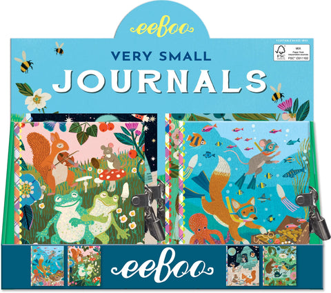 Eeboo: Very Small Journal Victoria (Assorted) - Ages 3+