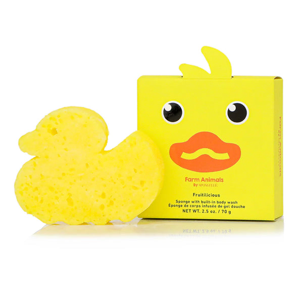 Bath Sponge Farm Animals: Danny Duck - Ages 3+