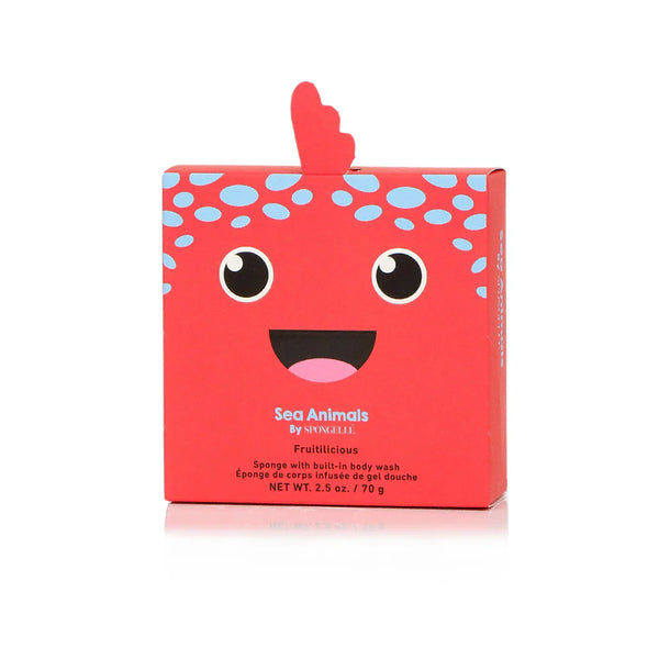 Bath Sponge Sea Animals: Fiona Fish - Ages 3+